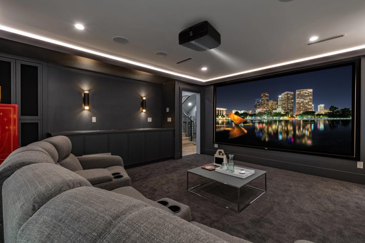 Luxury home cinema designed by Avenik