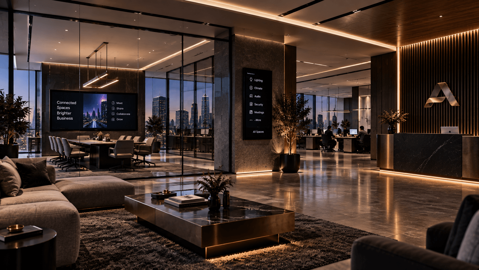 Premium modern commercial office interior