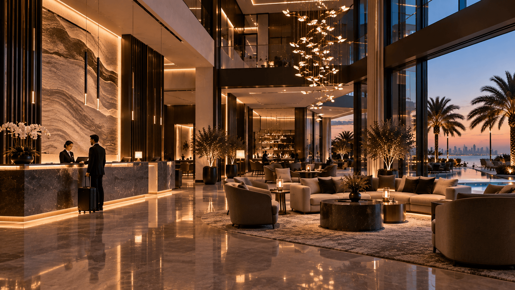 Luxury hospitality interior