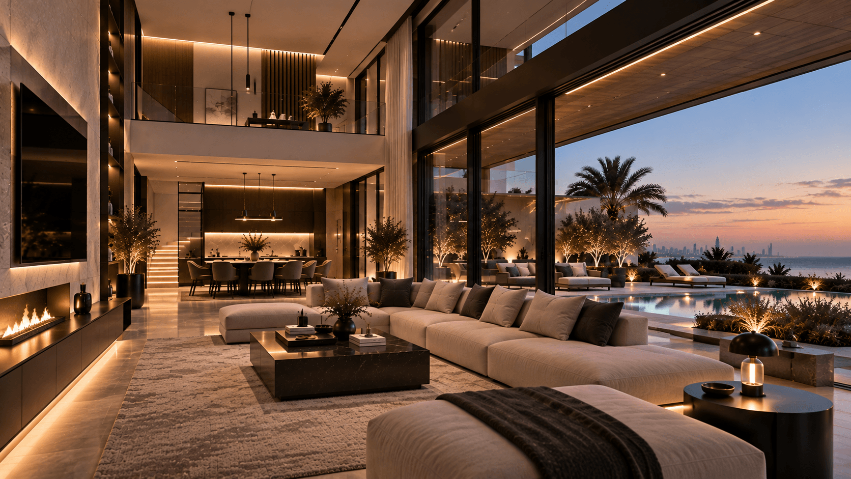 Luxury modern residential interior