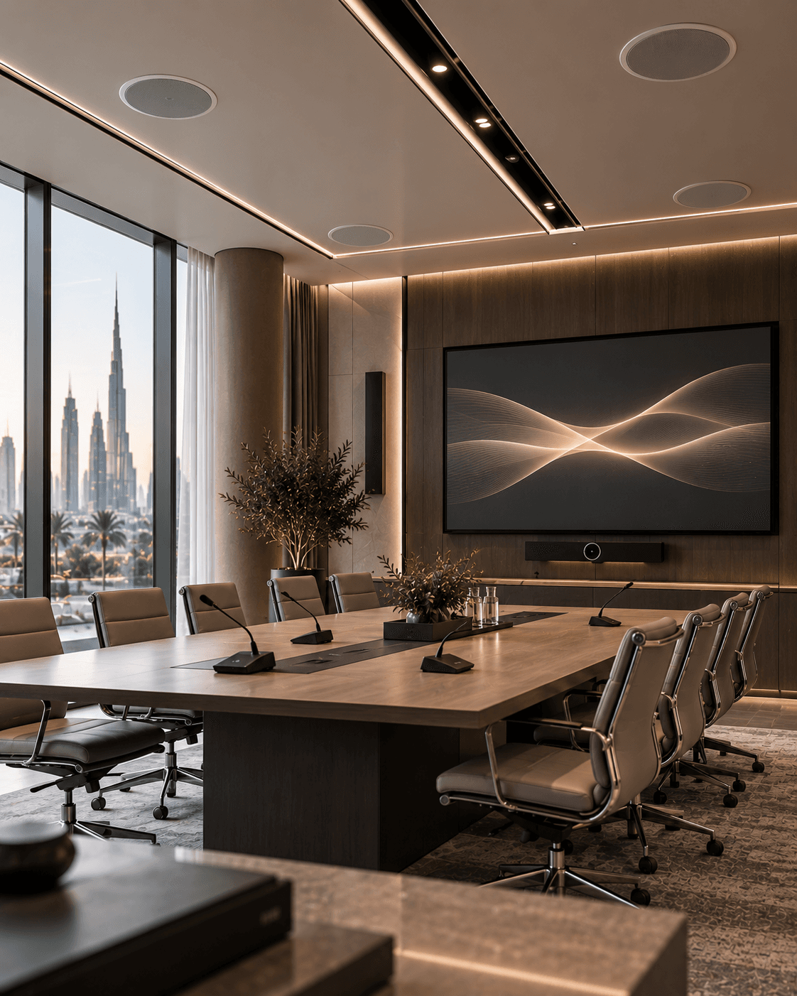 Professional audio designed around a premium architectural environment