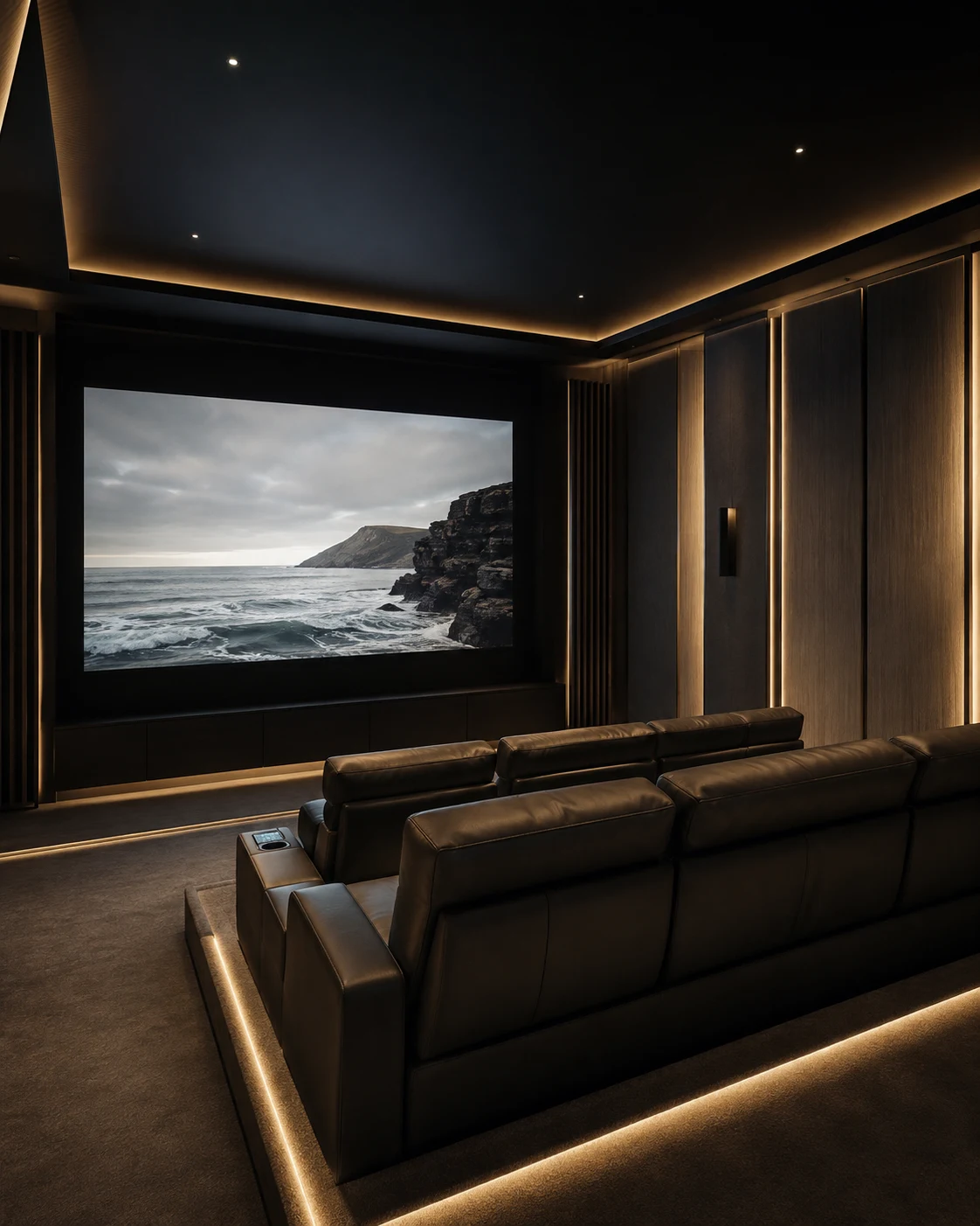 Luxury home cinema designed by Avenik