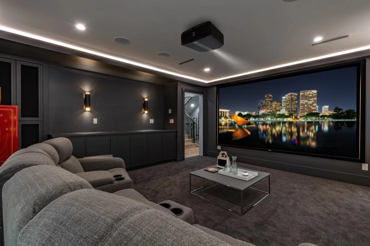 Luxury home cinema designed by Avenik